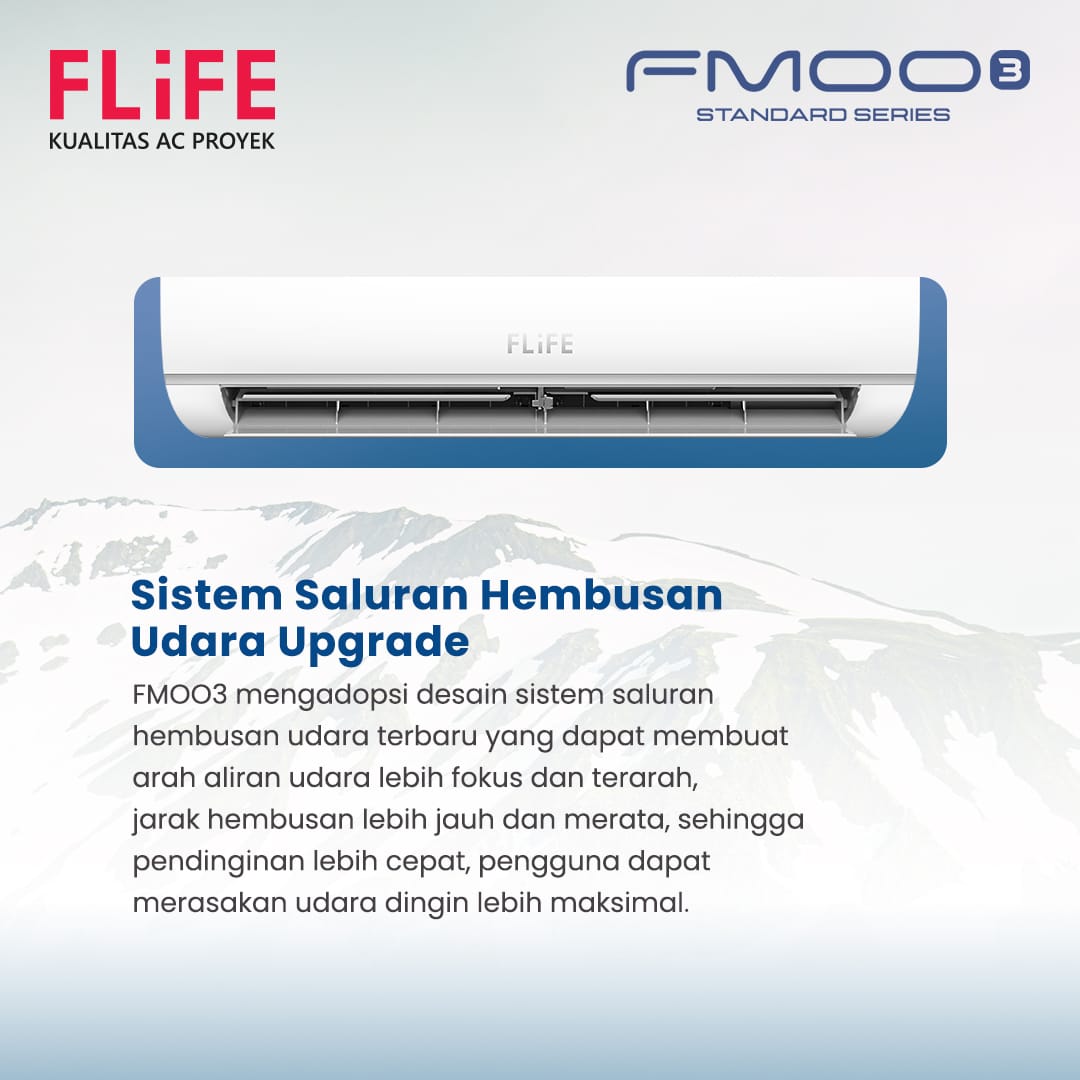 Flife Gree AC Split Standard 2 PK FMOO3 Series - FAC-18FMOO3